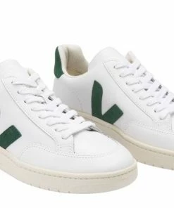 Veja Scarpe V-12 Leather Extra White/Cyprus