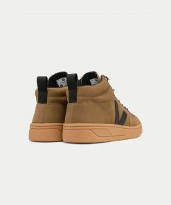 Veja Tent Black Roraima Nubuck Trainers Mens