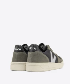 Veja V-10 Ripstop Trainers Black/Oxford Grey/Mud