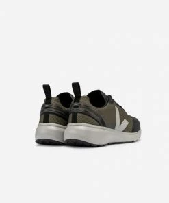Veja Condor 2 Running Trainers Shoes Kaki Oxford Grey Black