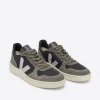 Veja V-10 Ripstop Trainers Black/Oxford Grey/Mud