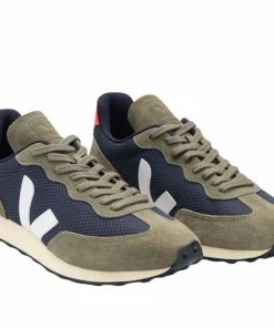 Veja Scarpe Rio Branco Uomo Canvas Nautico/White/Orange Fluo