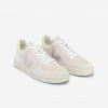 Veja Women V-10 Suede Trainers - Multico/Sable/Parme