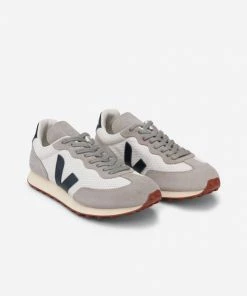 Veja Women Rio Branco Alveomesh Trainers - Gravel/Nautico