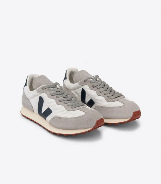 Veja Women Rio Branco Alveomesh Trainers - Gravel/Nautico