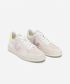 Veja V-10 Suede - Multico Sable Parme