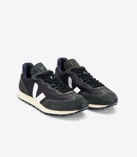 Veja Rio Branco Alveomesh Trainers Black White Oxford Grey