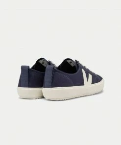 Veja Marine Pierre Nova Canvas Trainers Womens