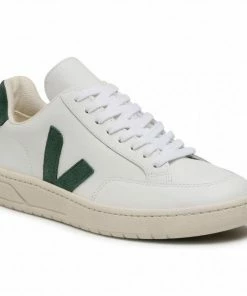 Veja Scarpe V-12 Leather Extra White/Cyprus