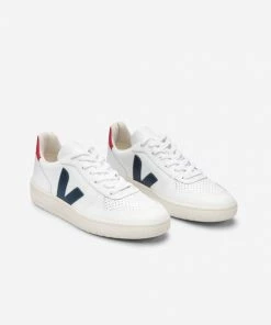 Veja V10 Leather Extra White Nautico Pekin