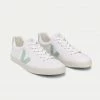 Veja White Matcha Esplar Se Canvas Trainer Womens