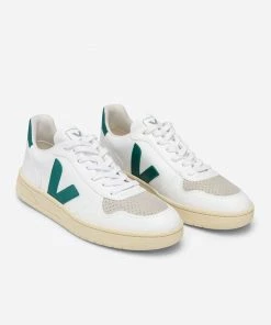 Veja White Brittany Butter Sole V 10 Cwl Trainer Mens
