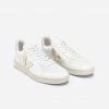 Veja Women V 10 Trainer Shoes Extra White Platine