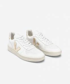 Veja Women V 10 Trainer Shoes Extra White Platine