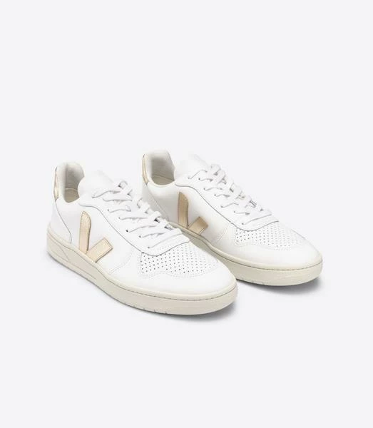 Veja Women V 10 Trainer Shoes Extra White Platine