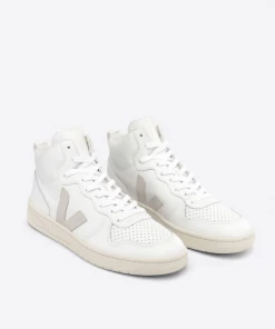 Veja V-15 Leather Trainers Extra White