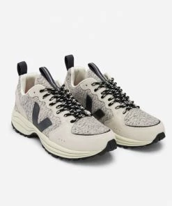 Veja Venturi Flannel Trainers Snow Grafite Natural