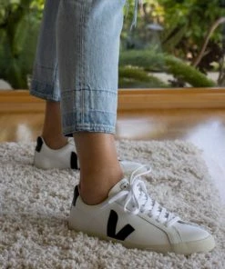 Veja Esplar Leather White Black Trainers