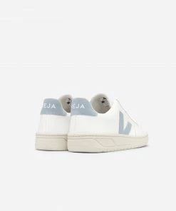 Veja V-12 Leather - Extra White/steel