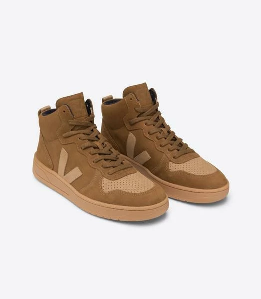 Veja V 15 Trainers Nubuck Camel Desert