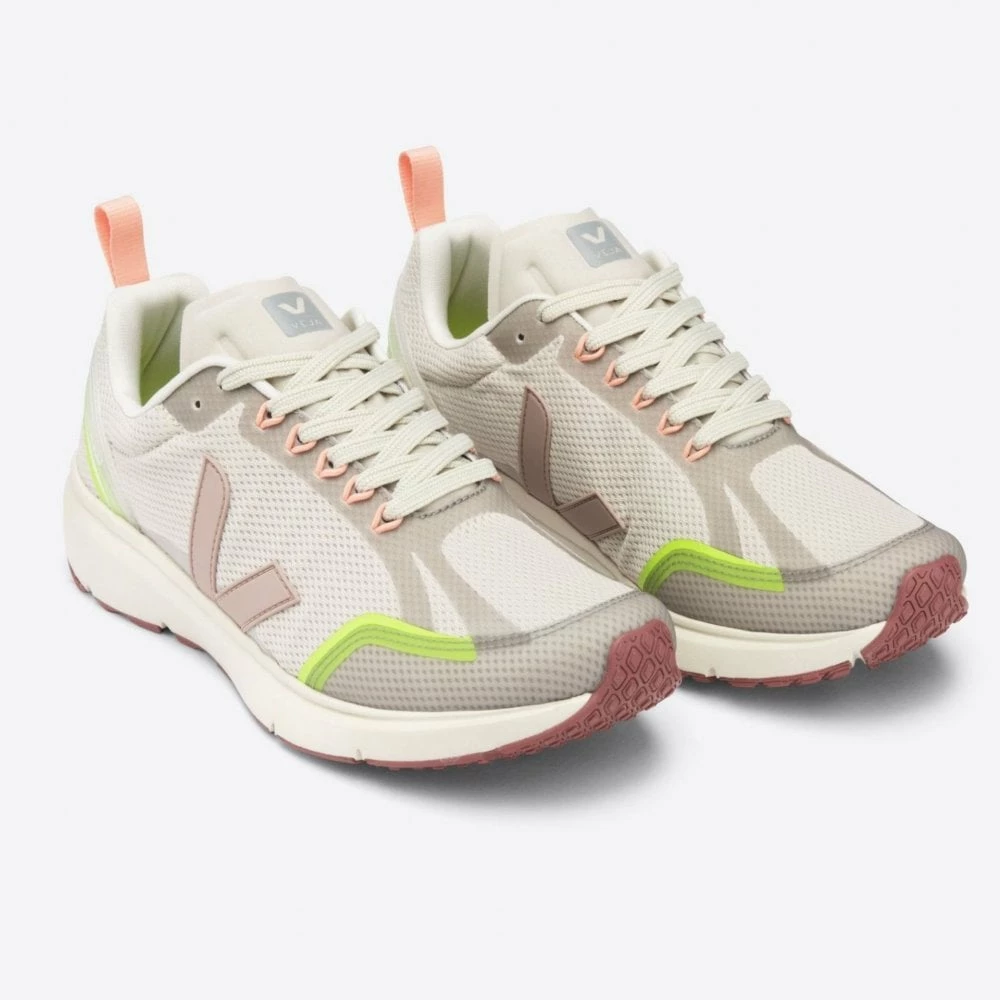 Veja Condor 2 Alveomesh Natural Babe Jaune Fluo