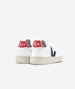 Veja V 10 Leather Sneakers White Nautico Pekin