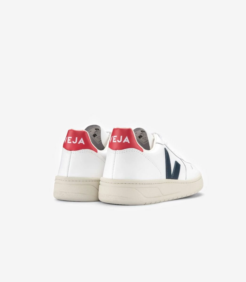 Veja V 10 Leather Sneakers White Nautico Pekin