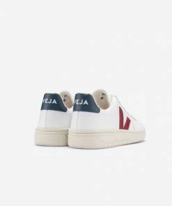 Veja V 12 Trainers Sneakers Leather Extra White Marsala Nautico