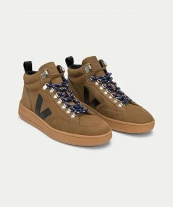 Veja Tent Black Roraima Nubuck Trainers Mens