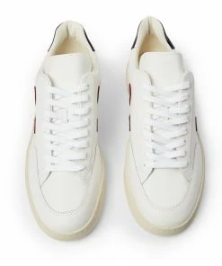 Veja V 12 Leather Extra White Marsala Nautico Shoes