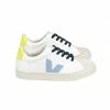 Veja Esplar Junior Lace Chromefree White Steel Jaune Fluo Shoes