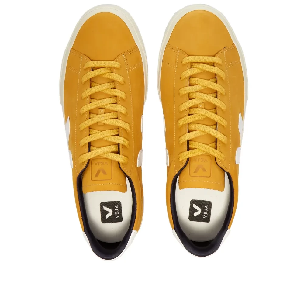 Veja Campo Nubuck Sneaker Moutarde & White
