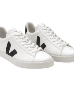 Veja Campo Chromefree Leather White Black Trainers