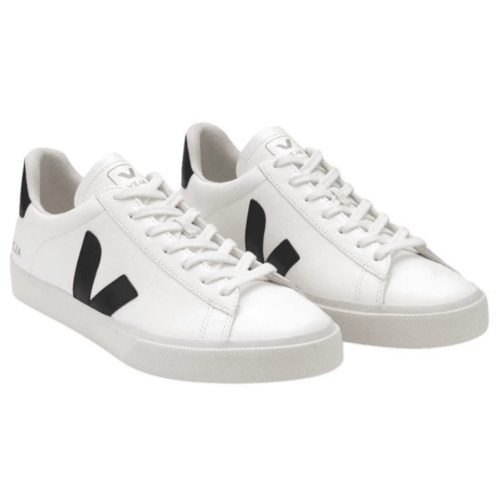 Veja Campo Chromefree Leather White Black Trainers