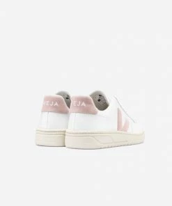 Veja Women V-12 Trainers - Leather Extra White/Babe