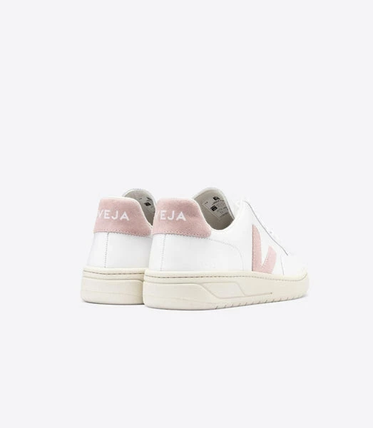 Veja Women V-12 Trainers - Leather Extra White/Babe