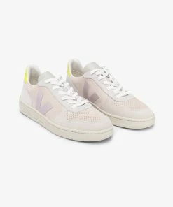 Veja V10 Suede Mulitco Sable Parme Shoes