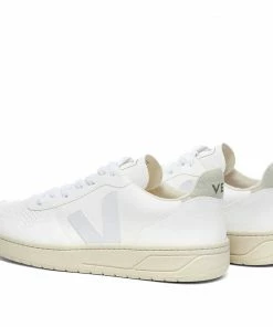 Veja Veja V-10 CWL Basketball Sneaker White & Natural
