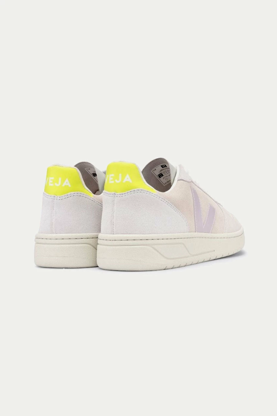 Veja Multico Sable Parme V-10 Suede Trainer Womens