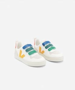 Veja V-10 Chromefree Multico White Ouro