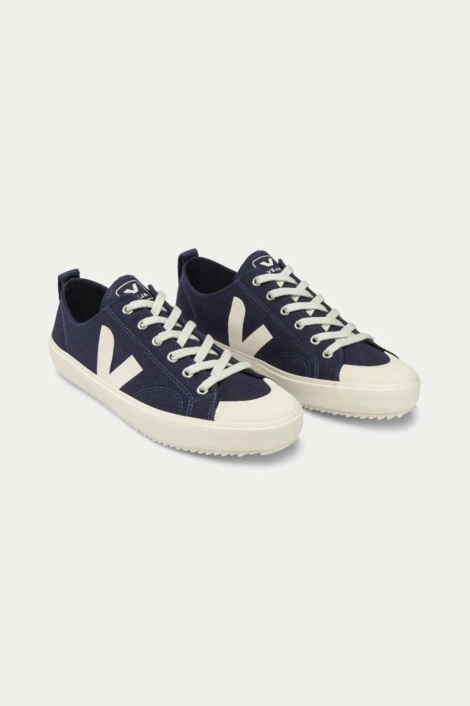 Veja Marine Pierre Nova Canvas Trainers Womens