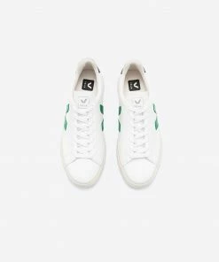 Veja Campo Chromefree White Emeraude Black Shoes