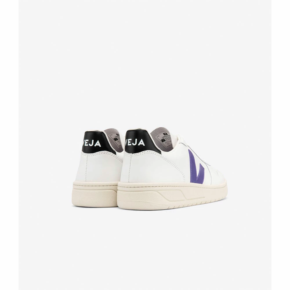 Veja Zapatillas V-10 Leather Extra-White / Purple