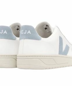 Veja Scarpe V-12 Leather Donna Extra White/Steel