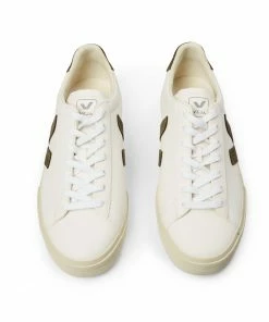 Veja Man Campo Chromefree Leather White Khaki Shoes