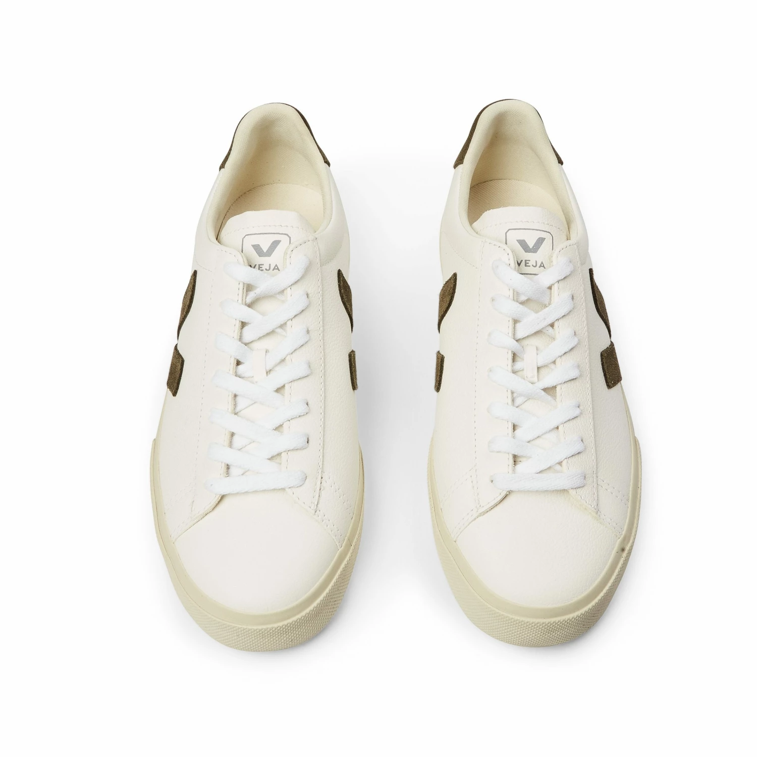 Veja Man Campo Chromefree Leather White Khaki Shoes