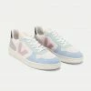 Veja Multico Natural Babe V-10 Suede Trainer Womens