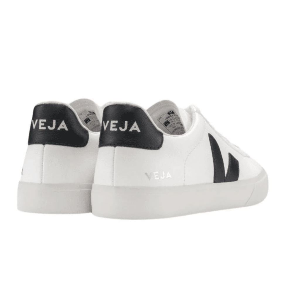 Veja Campo Chromefree Leather White Black Trainers