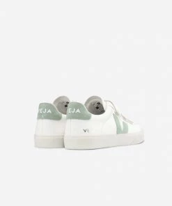 Veja Recife Logo Chromefree Leather Extra White Matcha Shoes