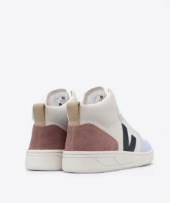 Veja V-15 Suede Trainers Multico/Natural/Black